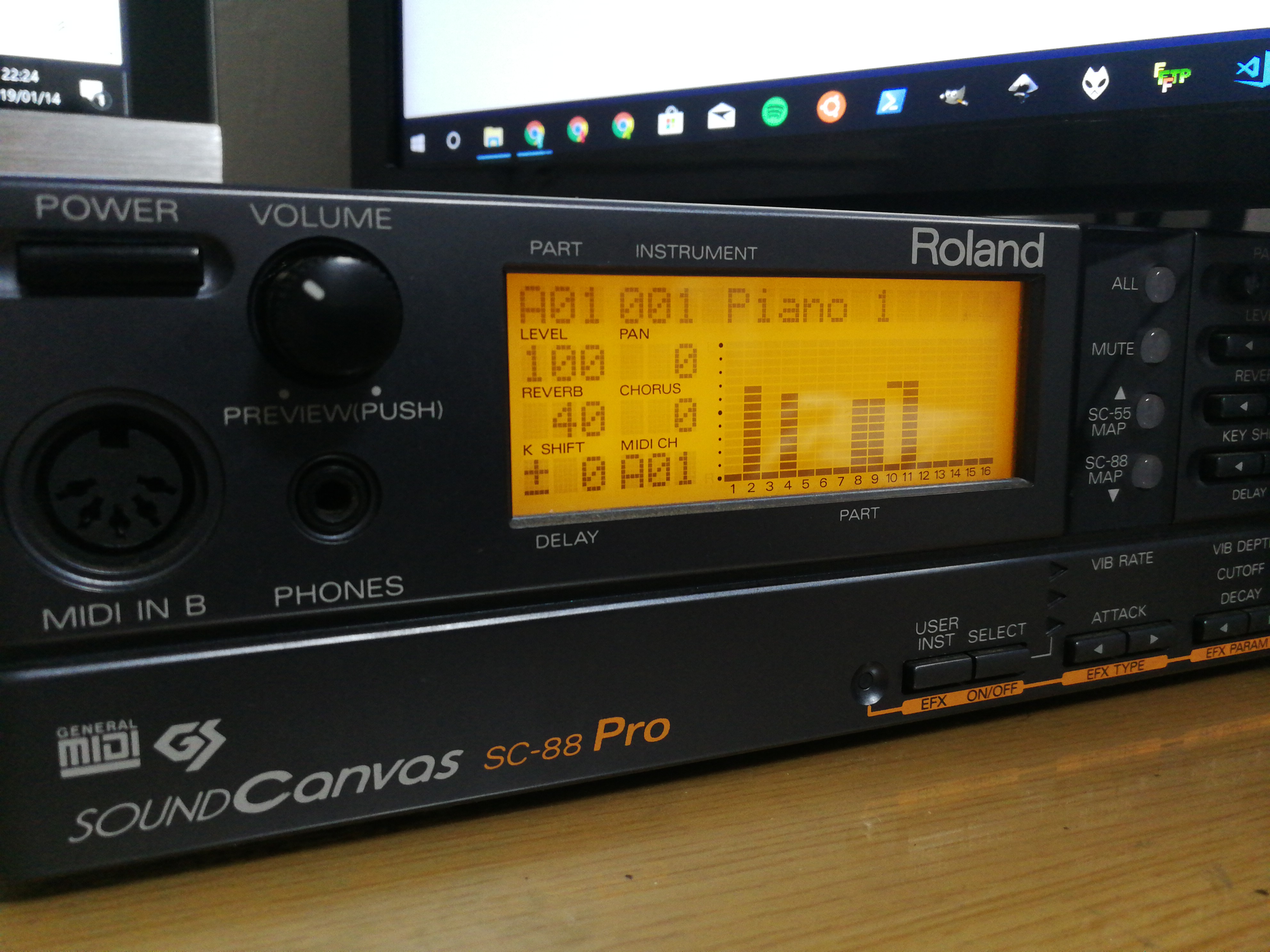 期間限定】 MIDI音源 モジュール 外部音源 SC-88 Roland - DTM/DAW 